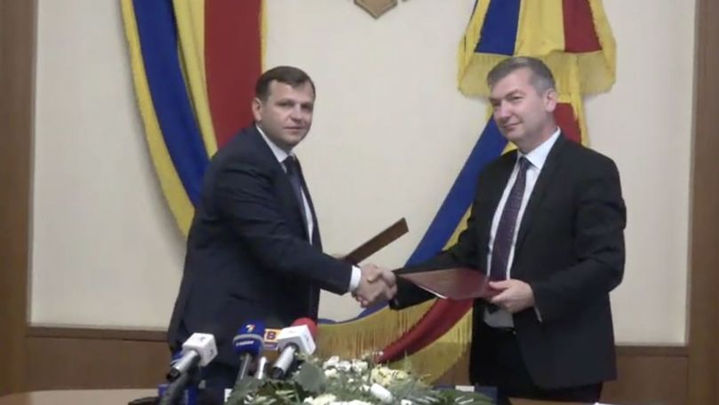 Năstase a semnat un acord cu primarul interimar de Chișinău