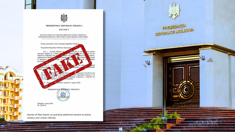 O nouă tentativă de manipulare: Un decret fals, distribuit pe online