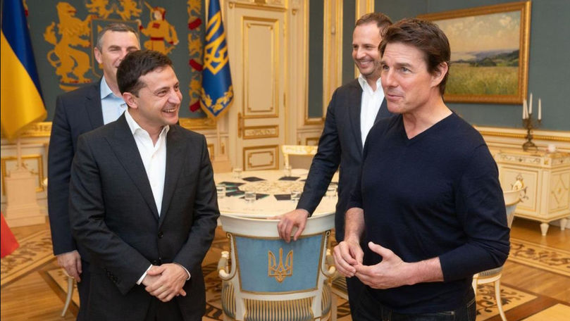 Când doi actori se întâlnesc: Zelenski l-a invitat pe Cruise la Kiev