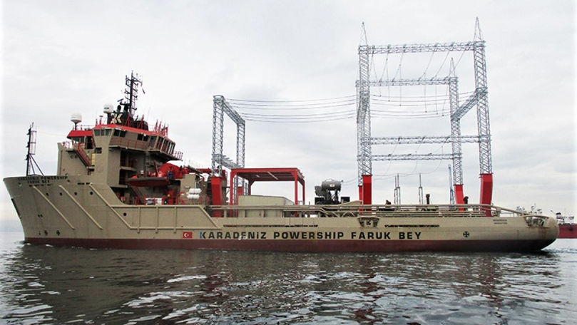 Turcia ar putea amplasa centrale electrice plutitoare în R. Moldova