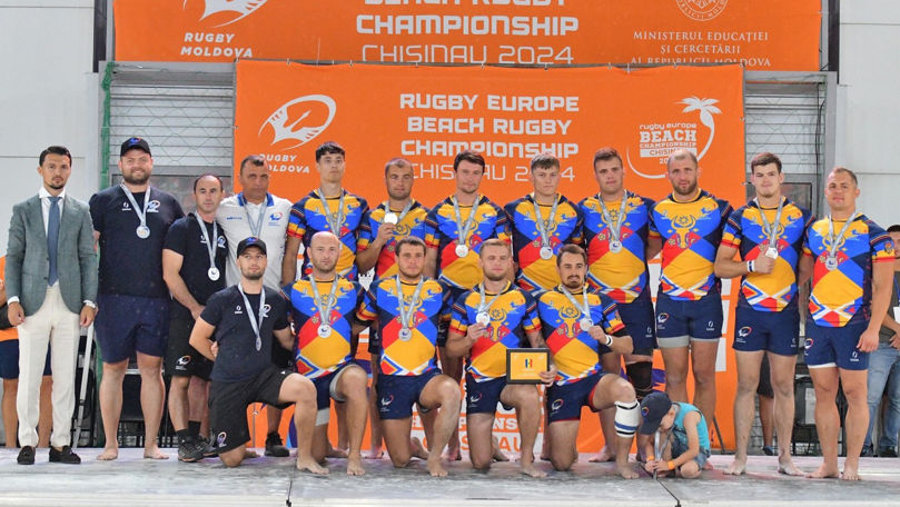 Republica Moldova, vicecampioană europeană la rugby pe plajă