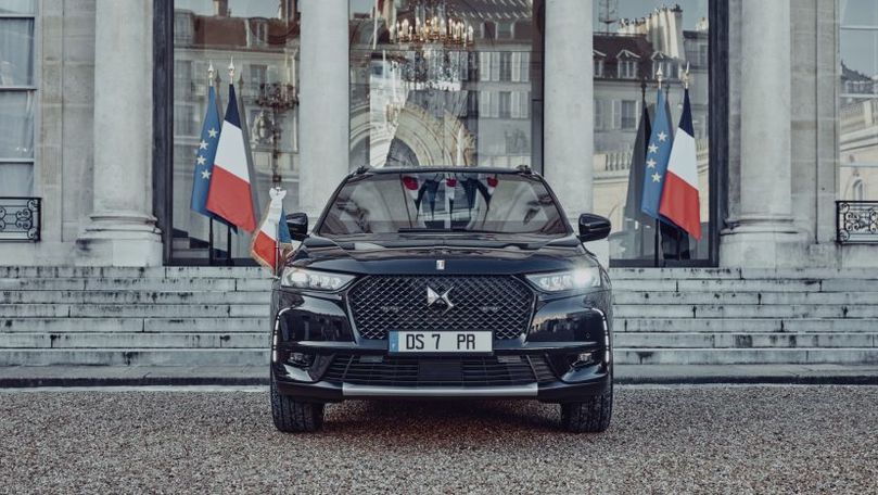 Noua mașină a președintelui Franței: Cum arată DS7 Crossback Élysée