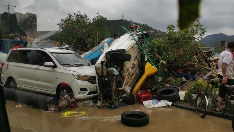 China, afectată în continuare de taifunul Lekima. Bilanțul victimelor