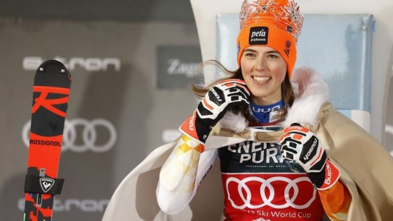Petra Vlhova a obținut a 4-a victorie în cadrul Cupei Mondiale de schi alpin