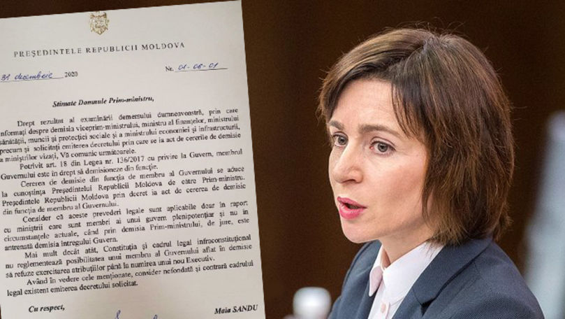 ПСРМ: Санду не подписывает указы об отставке трех министров. Коллаж: Point.md