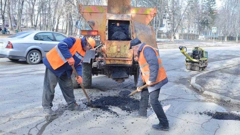 Străzile din Chișinău care au fost plombate pe parcursul nopții