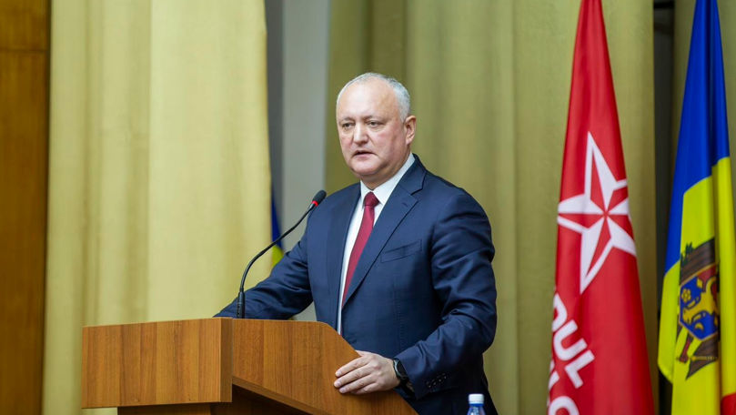 Dodon: Relația cu România trebuie să fie bazată pe respect și cooperare
