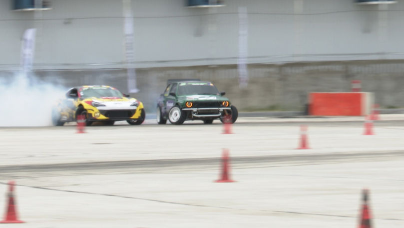 Adrenalină și cauciucuri arse la campionatul național de drift