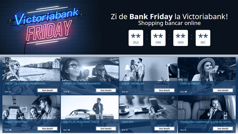 De Victoriabank Friday, produsele s-au vândut ca pâinea caldă (P)