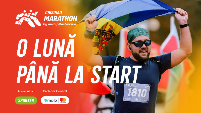 30 zile mai rămân până la Chisinau Marathon by maib | Mastercard Ⓟ