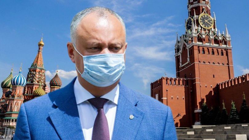 Filmuleț cu Dodon: Mă aflu la un sanatoriu de lângă orașul Moscova