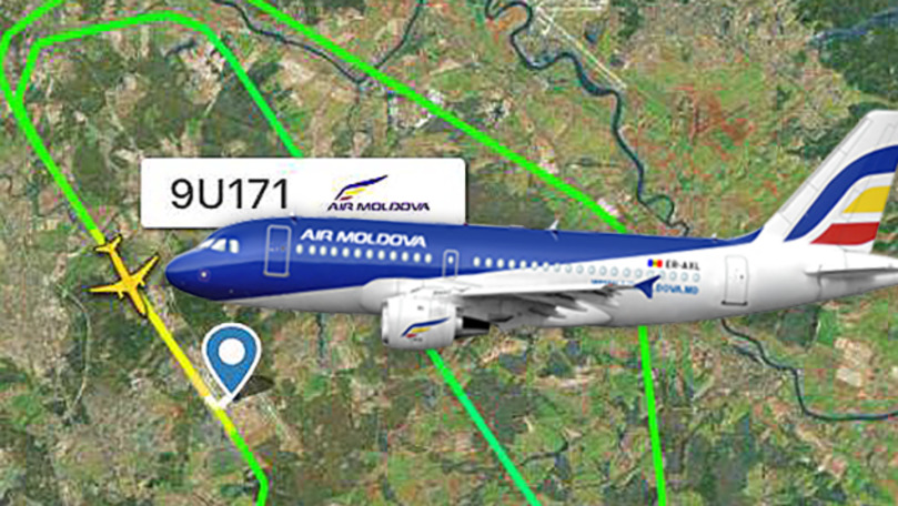 Самолет Air Moldova получил повреждения при посадке в Москве. Коллаж: Point.md