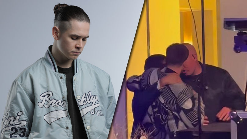 Valeriu Mircea, oprit de bodyguarzi să urce pe scenă alături de Satoshi