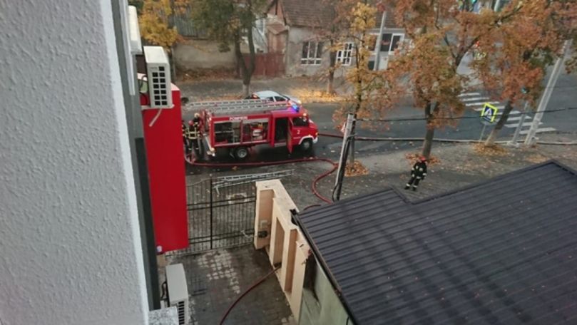 Incendiu la un restaurant din centrul Capitalei