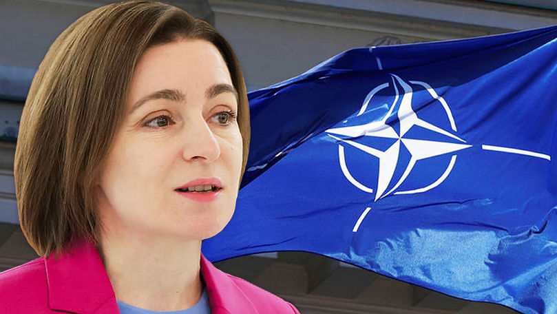 Санду о помощи НАТО: Она направлена на укрепление нашей обороноспособности. Коллаж: Point.md