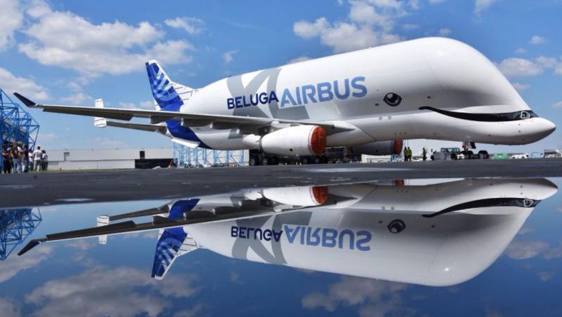 Primele imagini cu Beluga XL care costă 1 miliard de euro