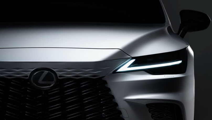 Lexus publică o imagine teaser cu noua generație RX: Data lansării