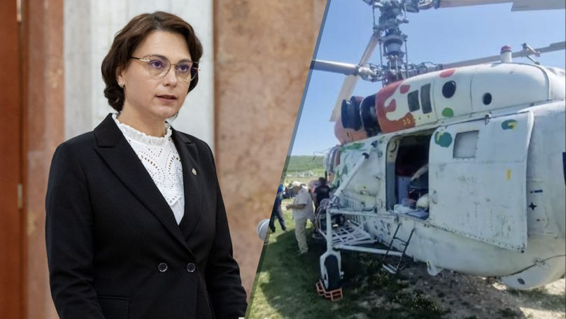 Elicopterul aterizat la Călărași: Ministra de Interne oferă detalii