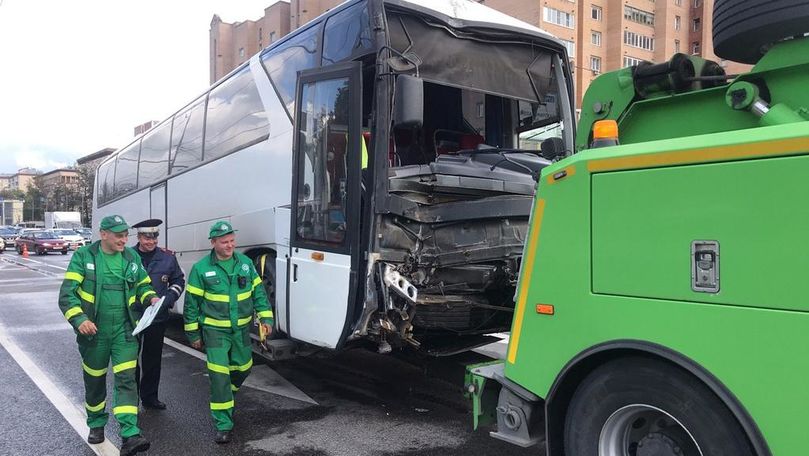 Un șofer moldovean a provocat un accident în Moscova: Sunt răniți