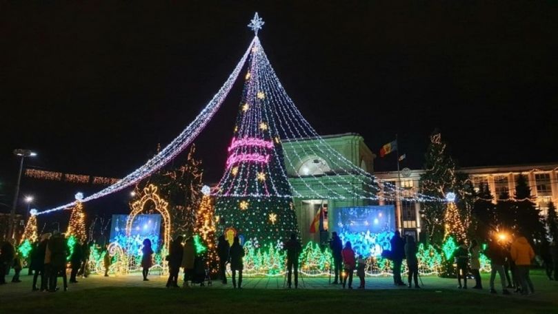 Primăria Chișinău a publicat programul sărbătorilor de iarnă din 2021