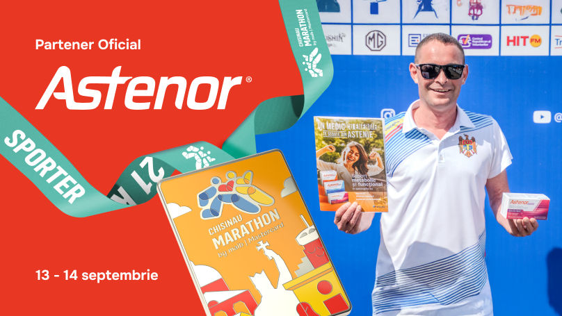 Astenor: Energie pe fiecare kilometru la Chisinau Marathon 2025 Ⓟ