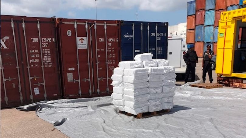 Cocaină din America, vândută prin Moldova: 20 reținuți