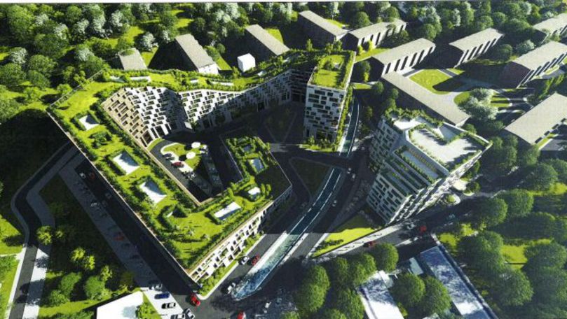 Un bloc de locuit din Capitală va avea un adevărat parc pe acoperiş