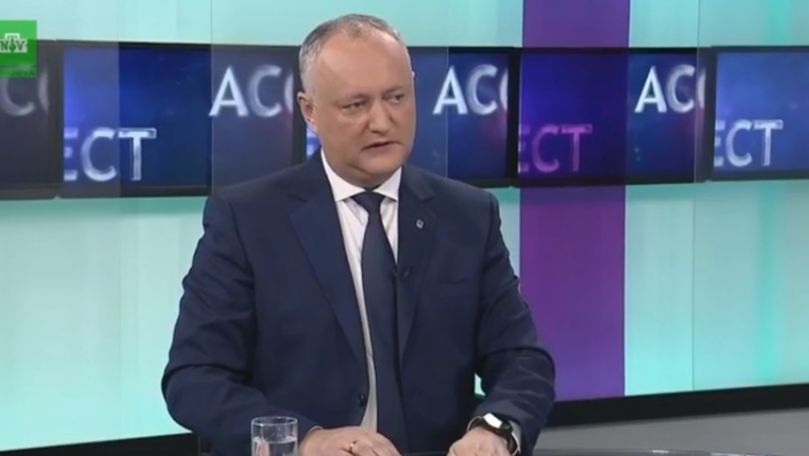 Председатель ПСРМ Игорь Додон. 