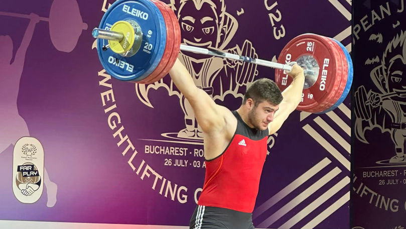 Tudor Bratu scrie istorie la mondialul de haltere U23, categoria 102 kg