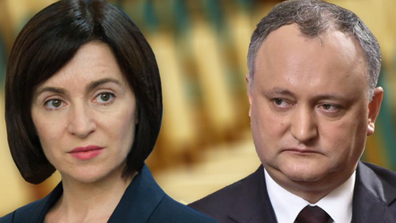 Додон – Санду: Институт президентства – не «песочница». Фото: Point.md.