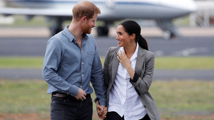 Prințul Harry și Meghan Markle, surprinși de paparazzi după autoizolare