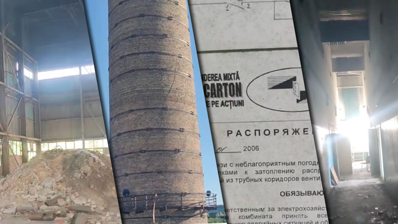 Moldcarton, în ruină. Internaut: De ce autoritățile nu fac nimic?