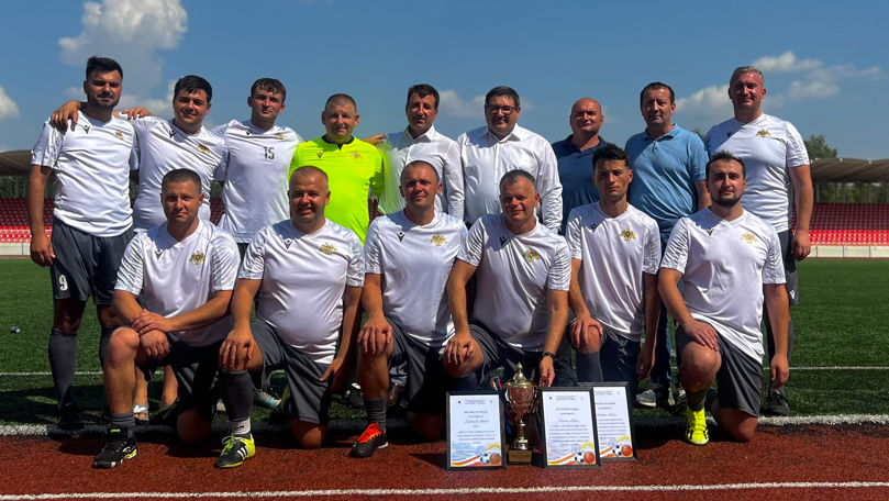 Funcționarii Serviciului Vamal, campioni la Turneul de minifotbal