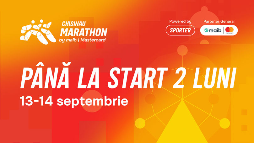 Chisinau Marathon by maib | Mastercard 2025 – 2 luni până la start Ⓟ