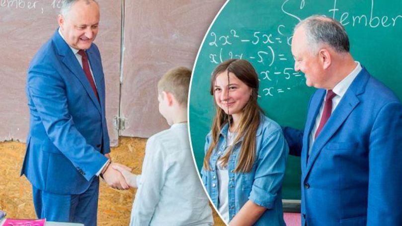 Părinţii nu sunt lăsaţi în școli, însă Dodon sfidează din nou legea