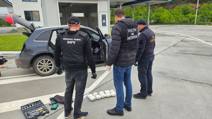 Captură de 12 kg de droguri sintetice: Un ucrainean, arestat în Moldova