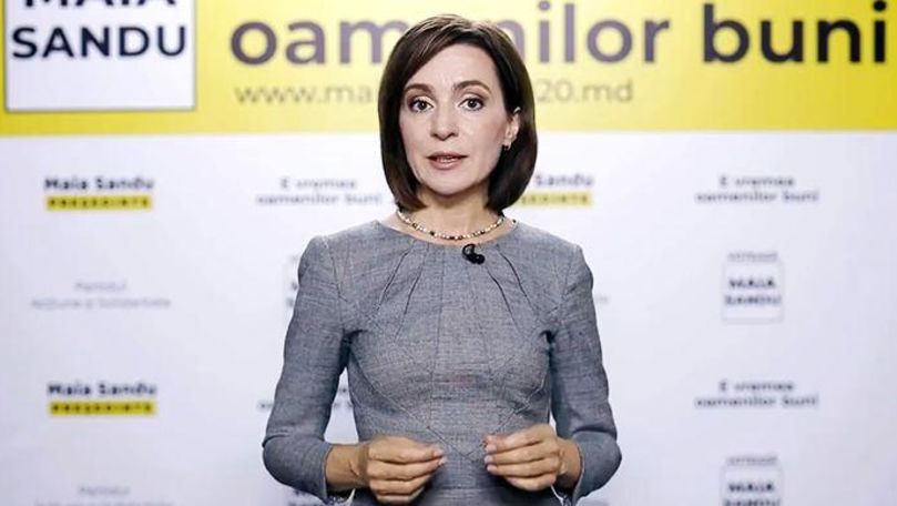 Председатель партии "Действие и солидарность" Майя Санду.