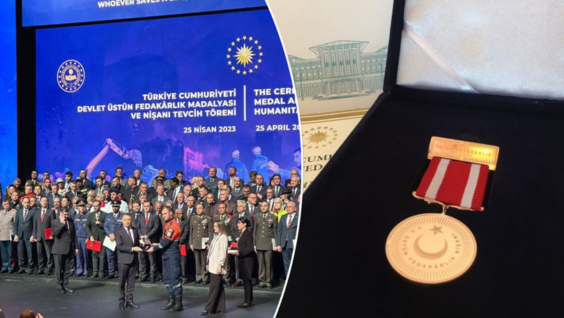 Erdogan a oferit salvatorilor moldoveni Medalia de recunoștință