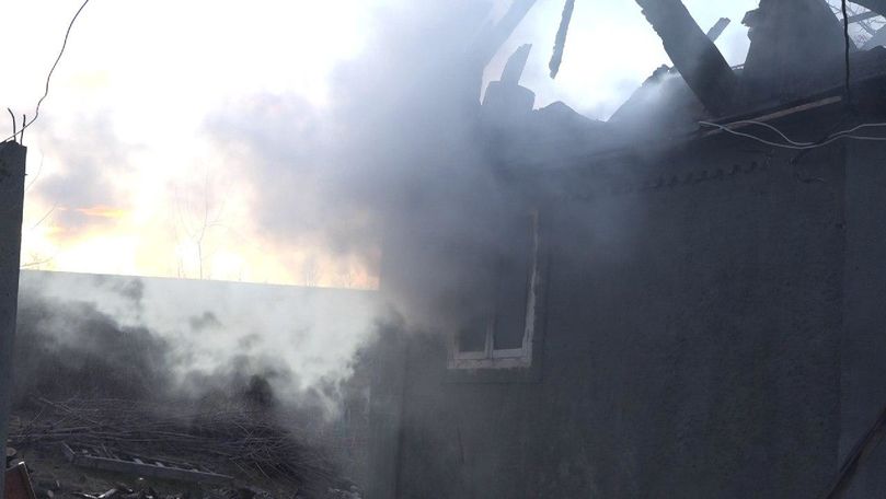 Incendiu într-o casă din Florești: În interior era o bătrână