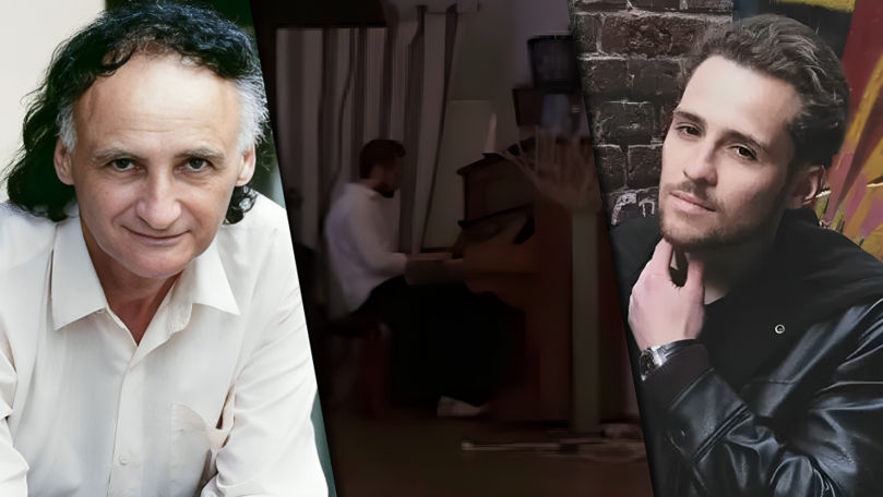 Moștenirea lui Grigore Vieru: Nepotul său, surprins cum cântă la pian