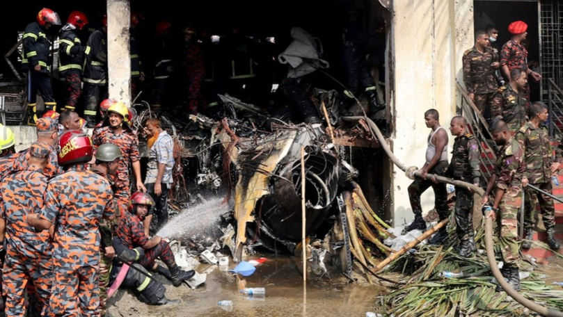 Tragedie în Bangladesh: Un avion s-a prăbușit într-un campus școlar