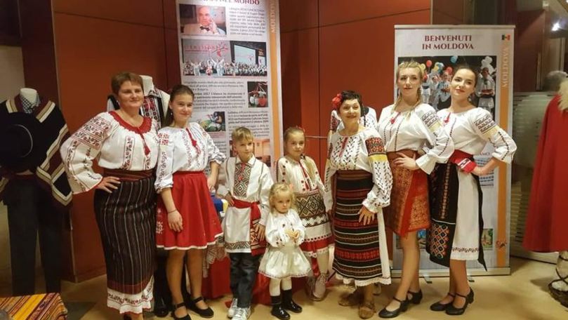 Moldovenii din Italia au prezentat patrimoniul cultural la un eveniment