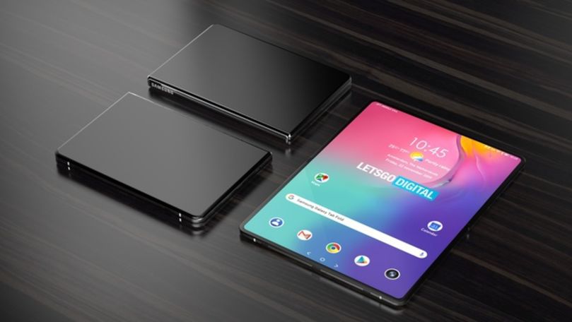 Galaxy Tab Fold, prima tabletă cu ecran pliabil de la Samsung