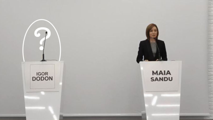 Игорь Додон не пришел на дебаты, организованные Майей Санду.
