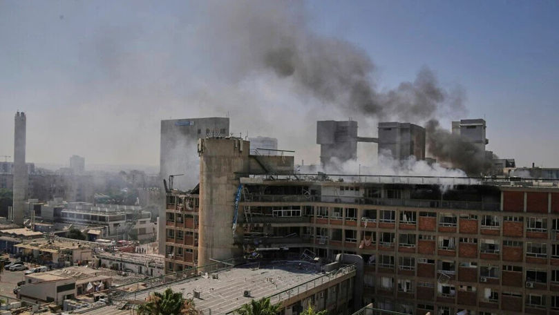 Un spital din Israel a fost lovit de rachete iraniene
