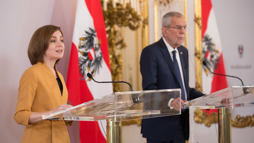 Oficial: Cât a costat vizita președintelui Maia Sandu în Austria