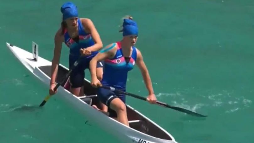 В соревнованиях на дистанции 500 метров спортсменки заняли 4 место.