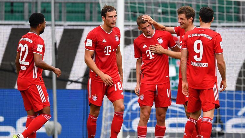 Fotbal: Bayern Munchen, pe primul loc în ce priveşte circulaţia mingii
