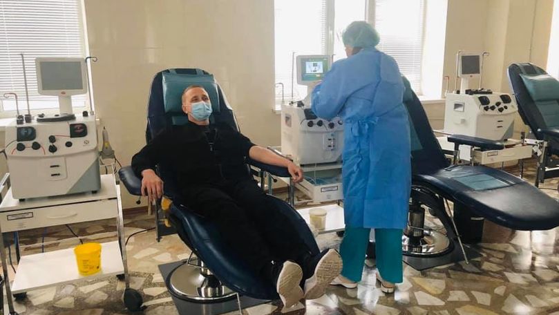 Cine e primul donator de plasmă pentru infectații din R. Moldova