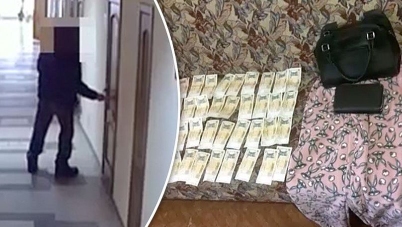 Bărbat, filmat cum fură o geantă cu bani în policlinica din Chișinău